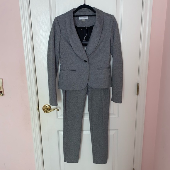 Calvin Klein Jackets & Coats Calvin Klein Plaid Novelty Suit Set